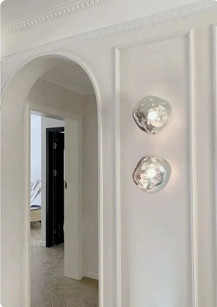 Space Glass Wall Lamp for Modern Elegant Interiors