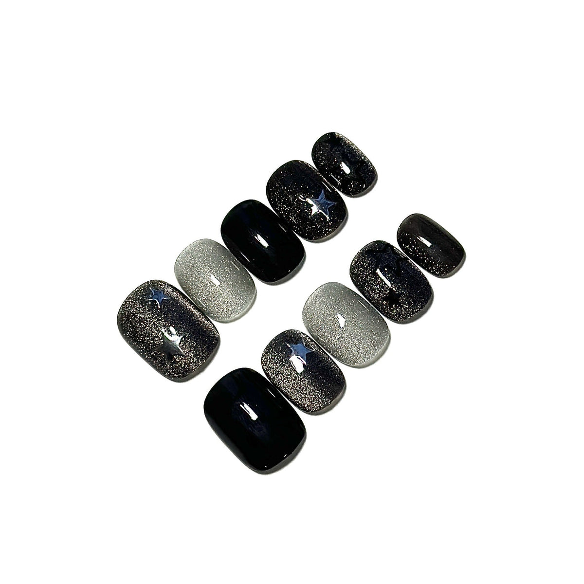 Starry Ombre Press-On Nail Set