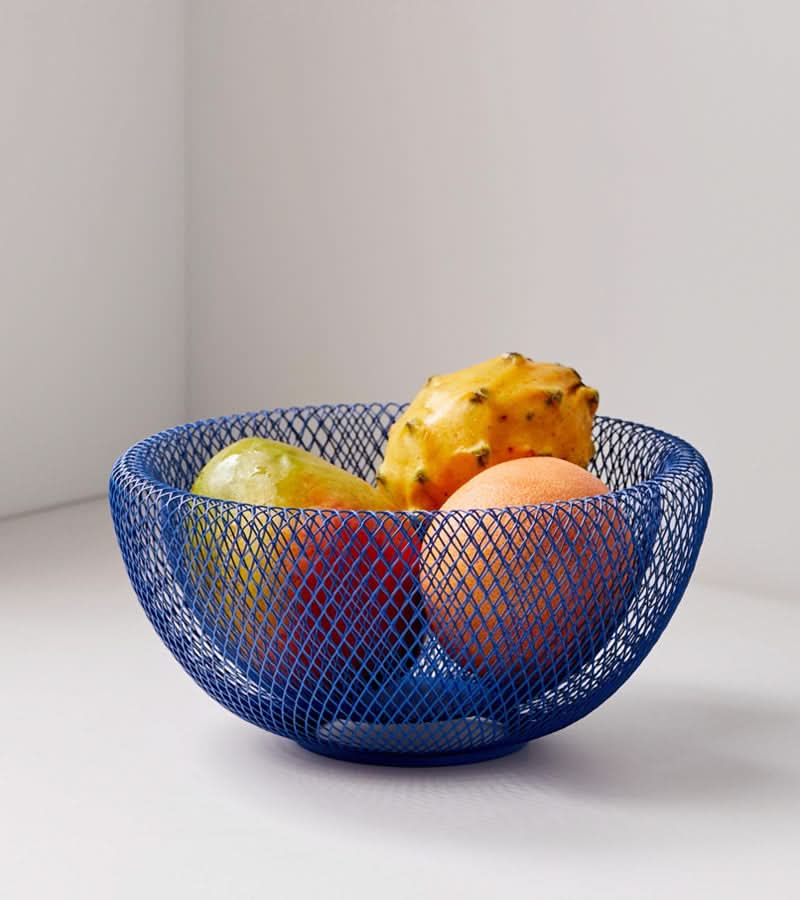 Steel Mesh Fruit Basket with Ventilation for Fresh Storage