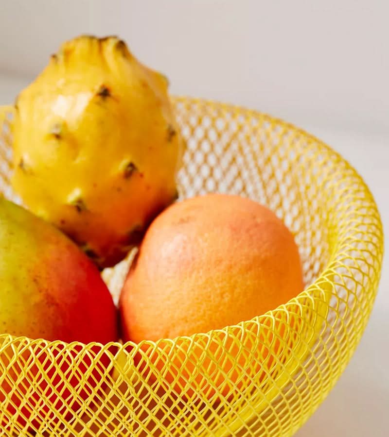 Steel Mesh Fruit Basket with Ventilation for Fresh Storage