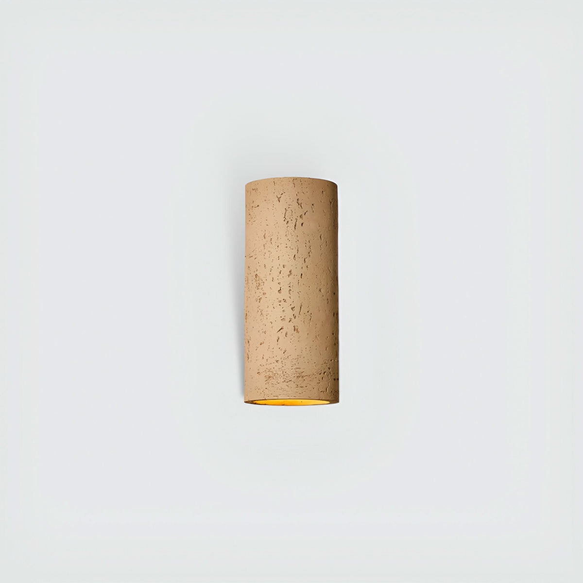 StoneBeam LED Cylinder Wall Light – Set of 2