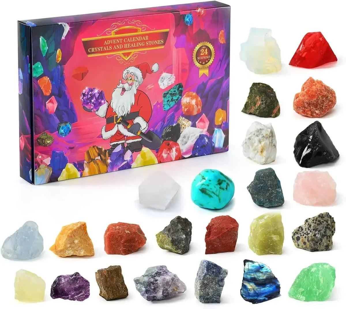 StoneMagic | Advent Calendar – 24 Natural Crystal Treasures