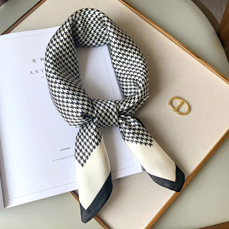 Striped Silk Scarf