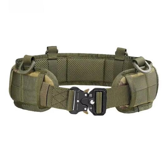 Tactical Nylon Belt with Quick-Release Metal Buckle for Outdoor Sports