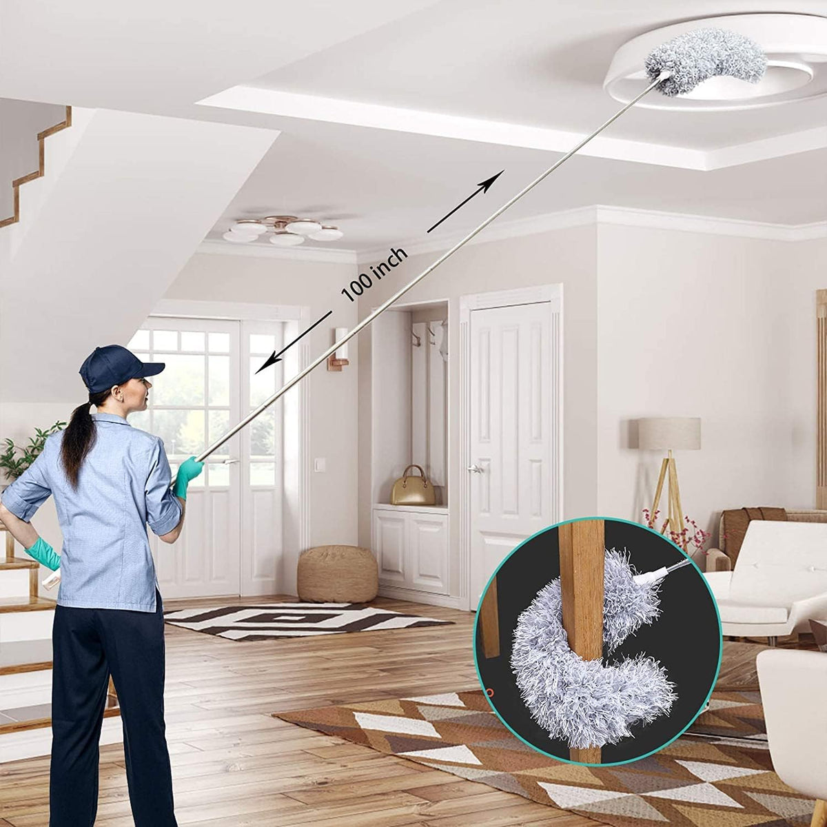 Telescopic Duster - 5 Meter Reach & Washable