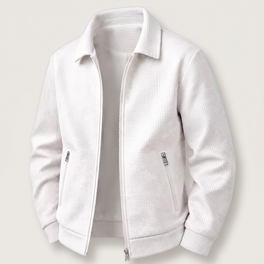 Textured Zip-Up Jacket
