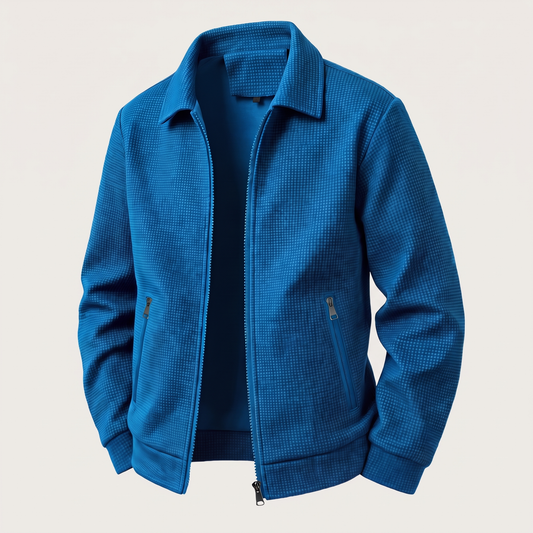 Textured Zip-Up Jacket