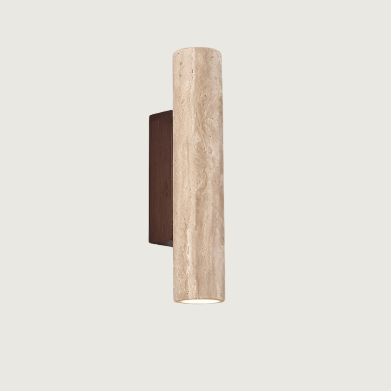 Travertine LED Wall Light – Wabi-Sabi Style Lamp