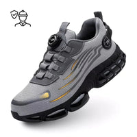 Ultralight, Durable Safety Shoes with Steel Toe and Rotating Buckle
