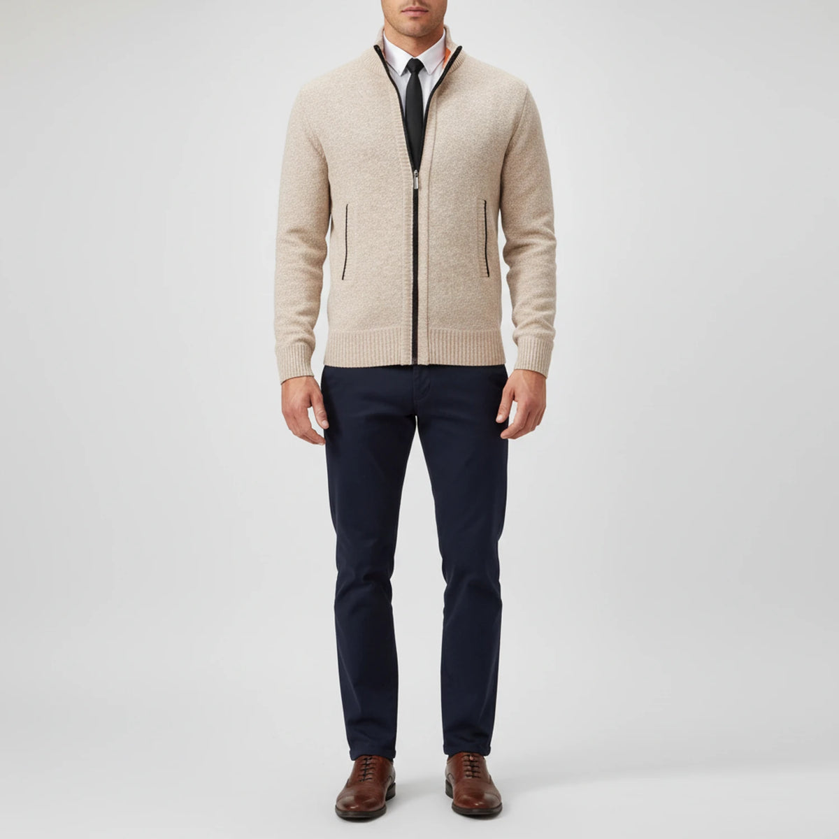 Men's Zip-Up Sweater