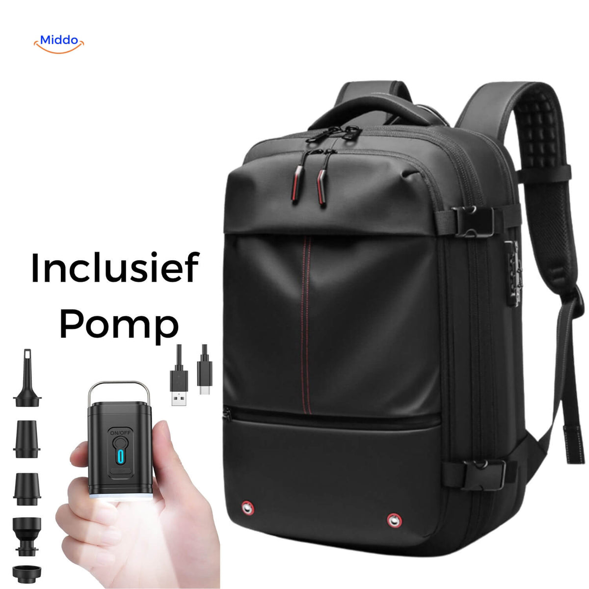 VacuPro™ Vacuum Travel Bag, Compressing & Ideal for Travel