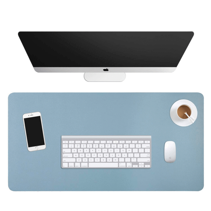 Vegan Leather Desk Pad Waterproof Dual-Sided Writing Mat