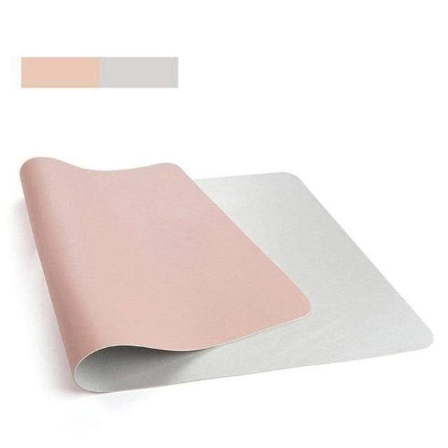 Vegan Leather Desk Pad Waterproof Dual-Sided Writing Mat