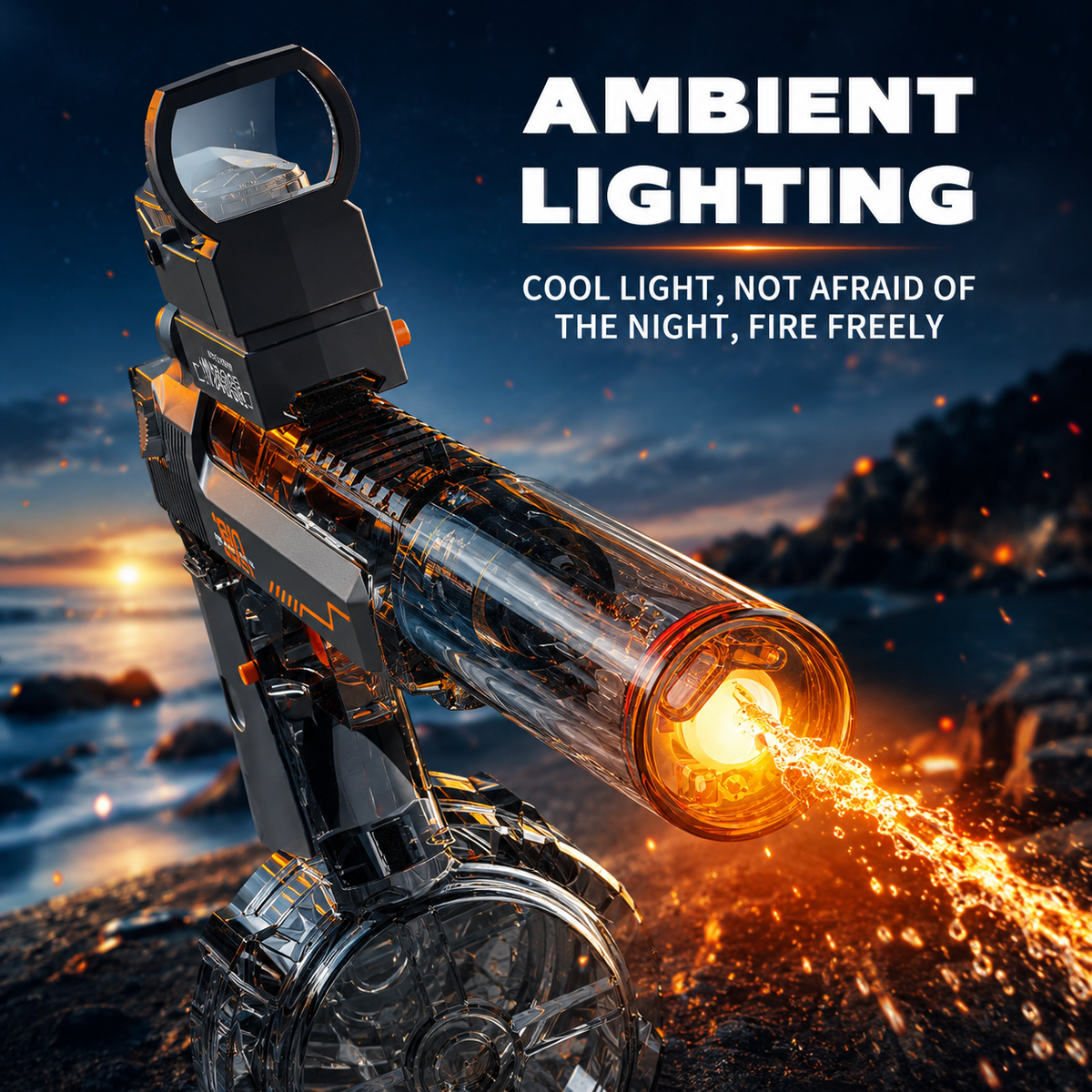 Water Gun - Electric with Cool LED Light
