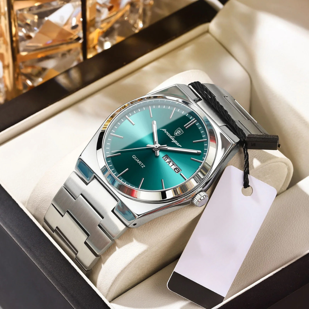Waterproof Stainless Steel Men's Watch | Luxury & Durable