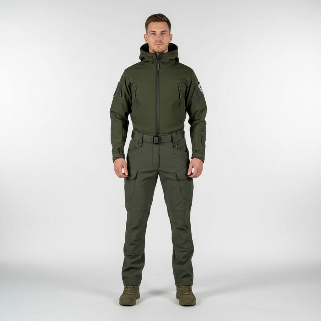 Weather-Resistant Jacket and Pants Set