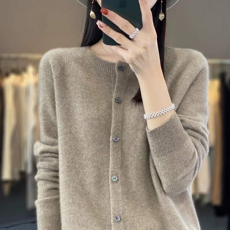 Women's Australian Merino Wool Knit Sweater