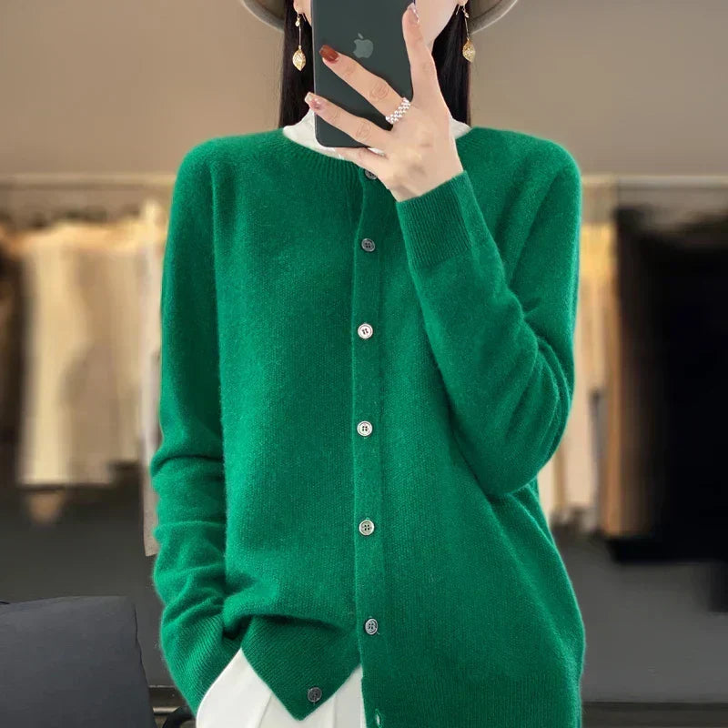 Women's Australian Merino Wool Knit Sweater