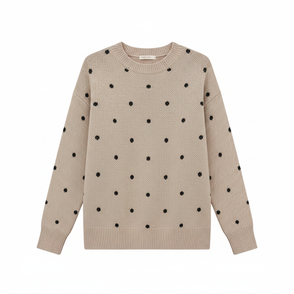 Women's Elegant V-Neck Knit Sweater – Soft and Stylish Pullover