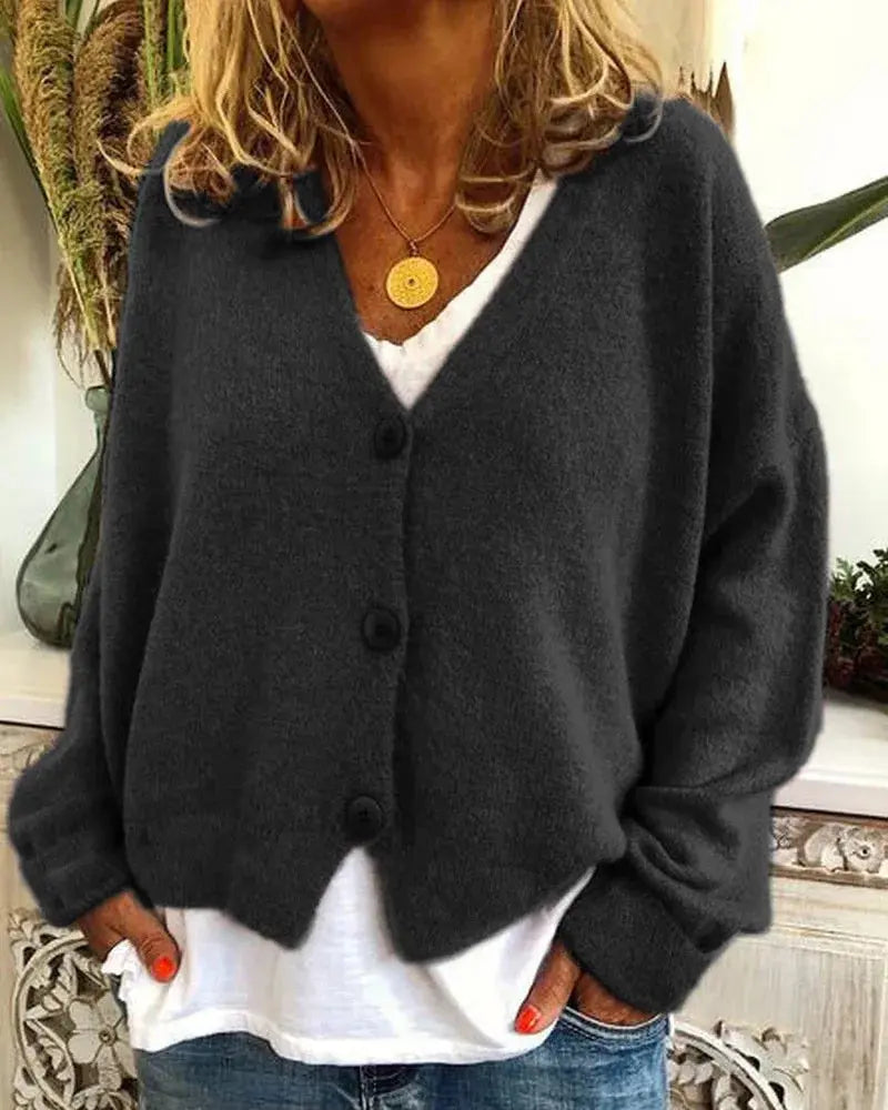 Women's Soft Knit Printed Sweater with Versatile Fit