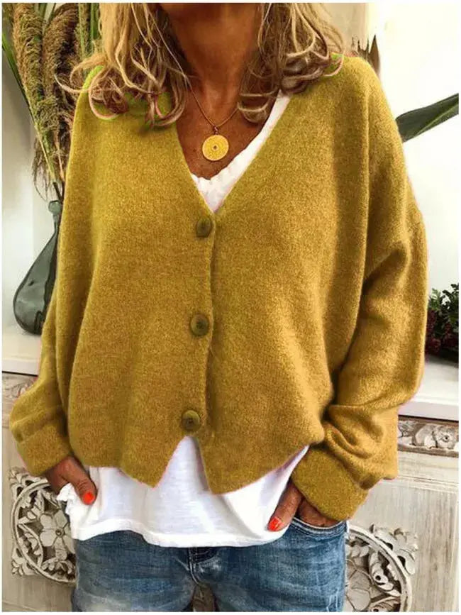 Women's Soft Knit Printed Sweater with Versatile Fit