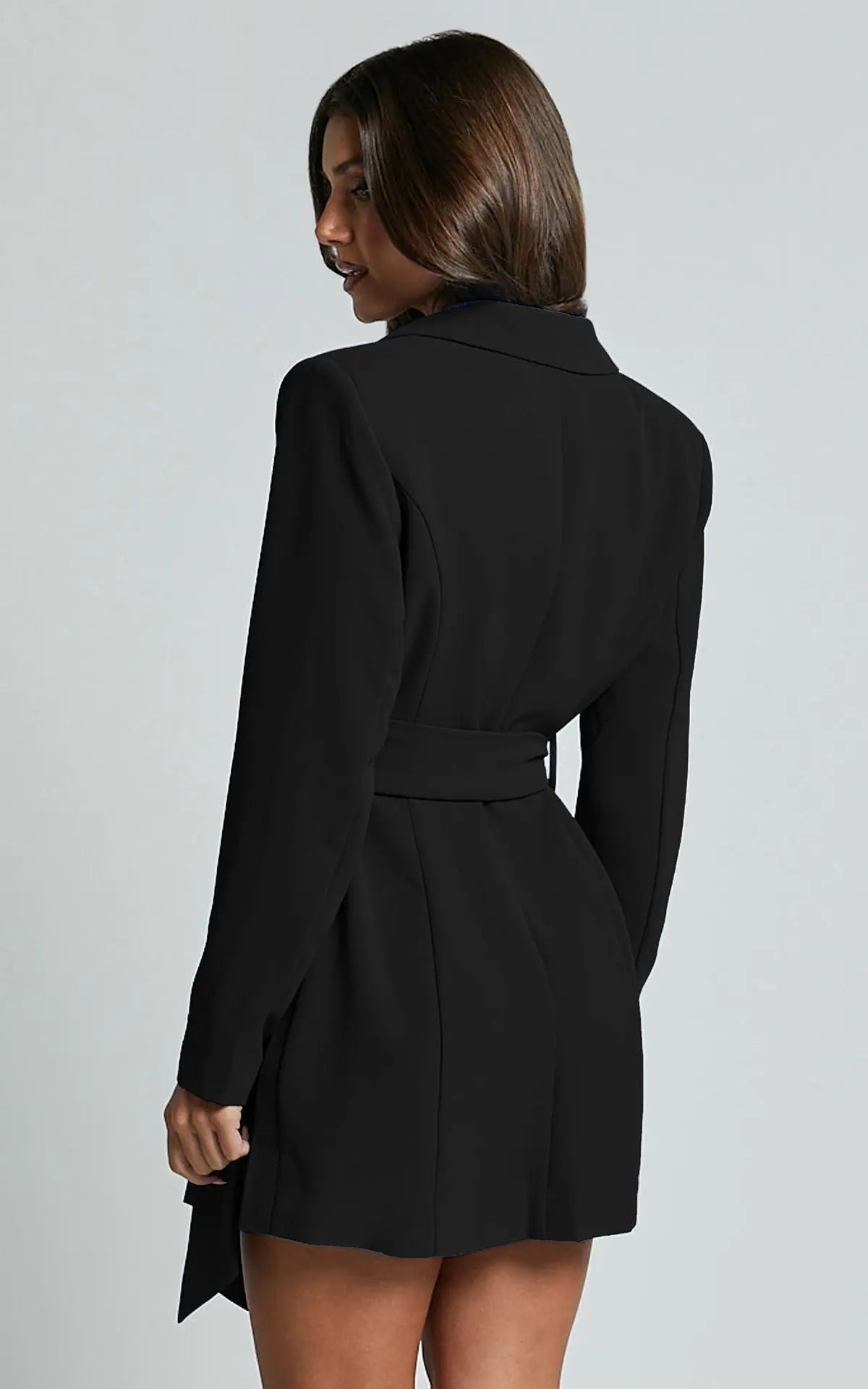 Image of Women's Belted Blazer Mini Dress