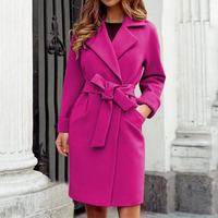 Women's Belted Wrap Coat