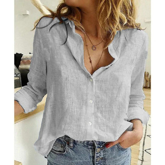 Image of Women's Bird Print Relaxed Fit Shirt