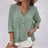 Women's Button-Down Long Sleeve Blouse