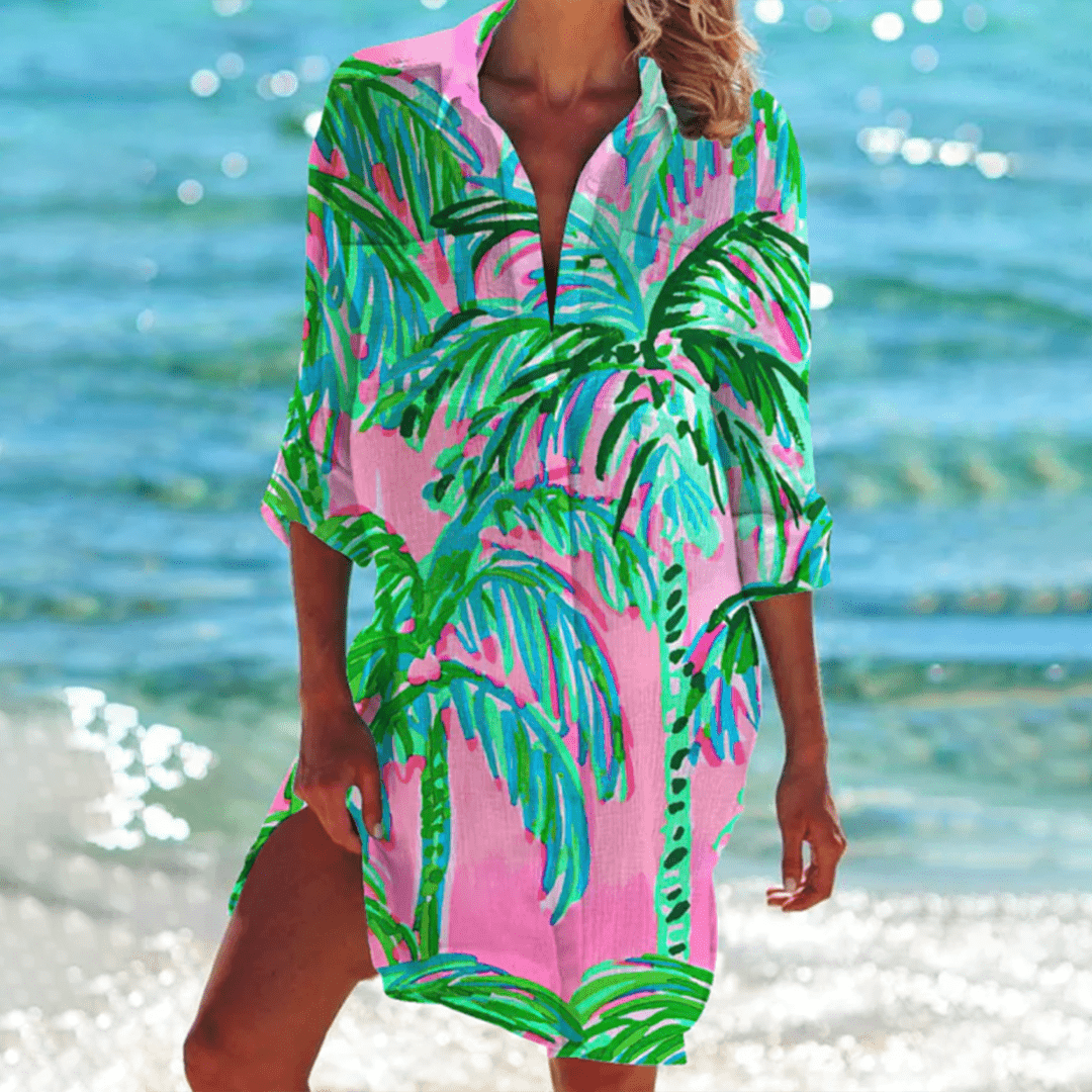 Image of Women's Button-Down Shirt Mini Dress