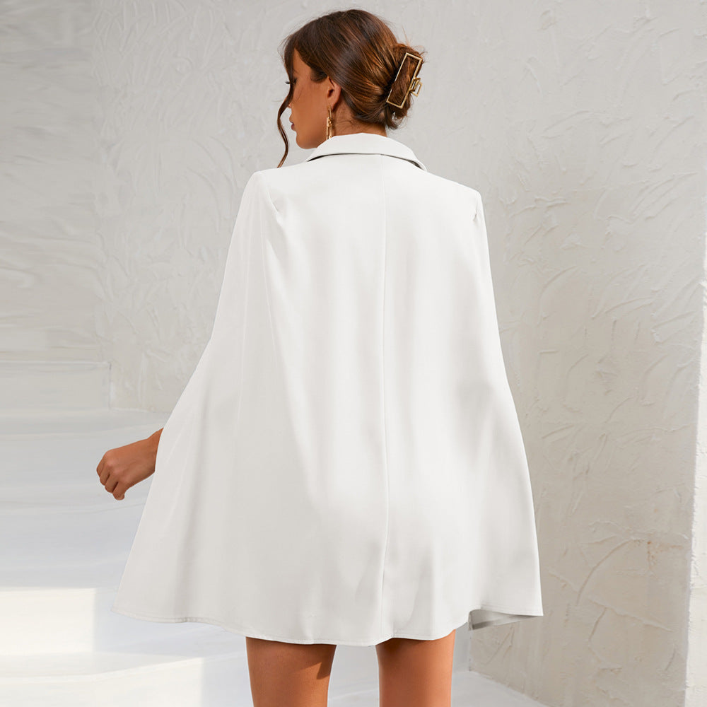 Image of Women's Cape Blazer Mini Dress