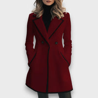 Women's Double-Breasted Long Jacket