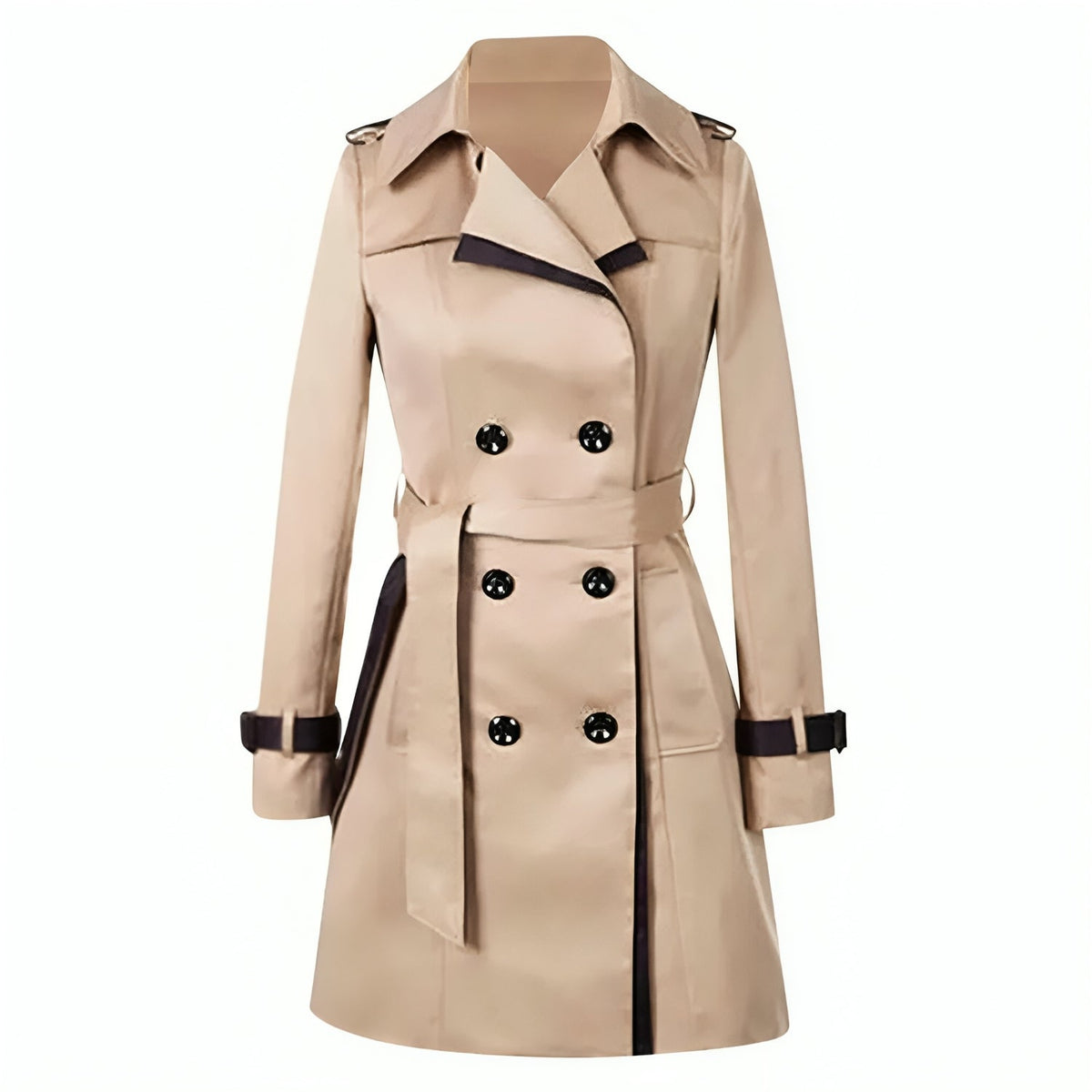 Image of Women's Double-Breasted Trench Coat