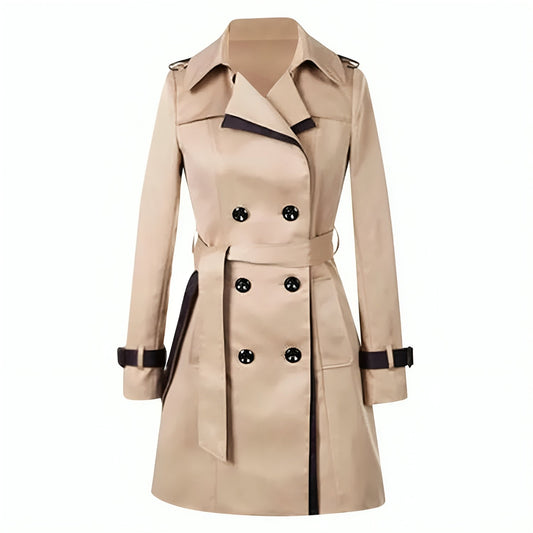 Image of Women's Double-Breasted Trench Coat