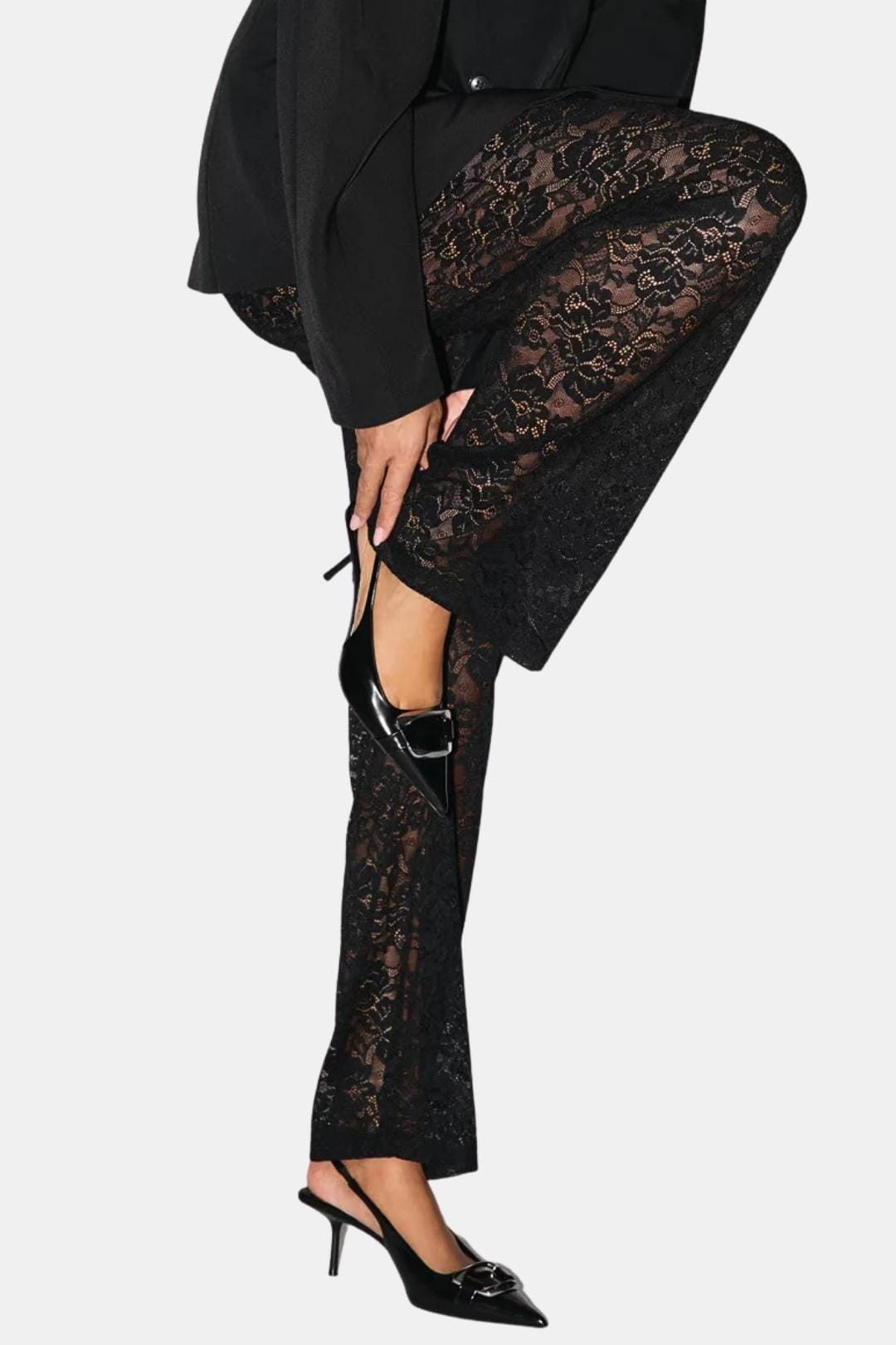 Image of Women's Flare Leg Lace Pants