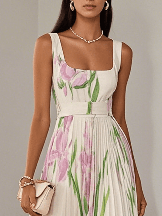 Image of Women's Floral A-Line Maxi Dress