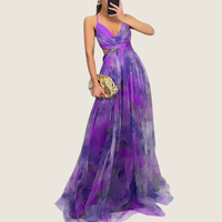 Elegant Chiffon A Line Maxi Dress