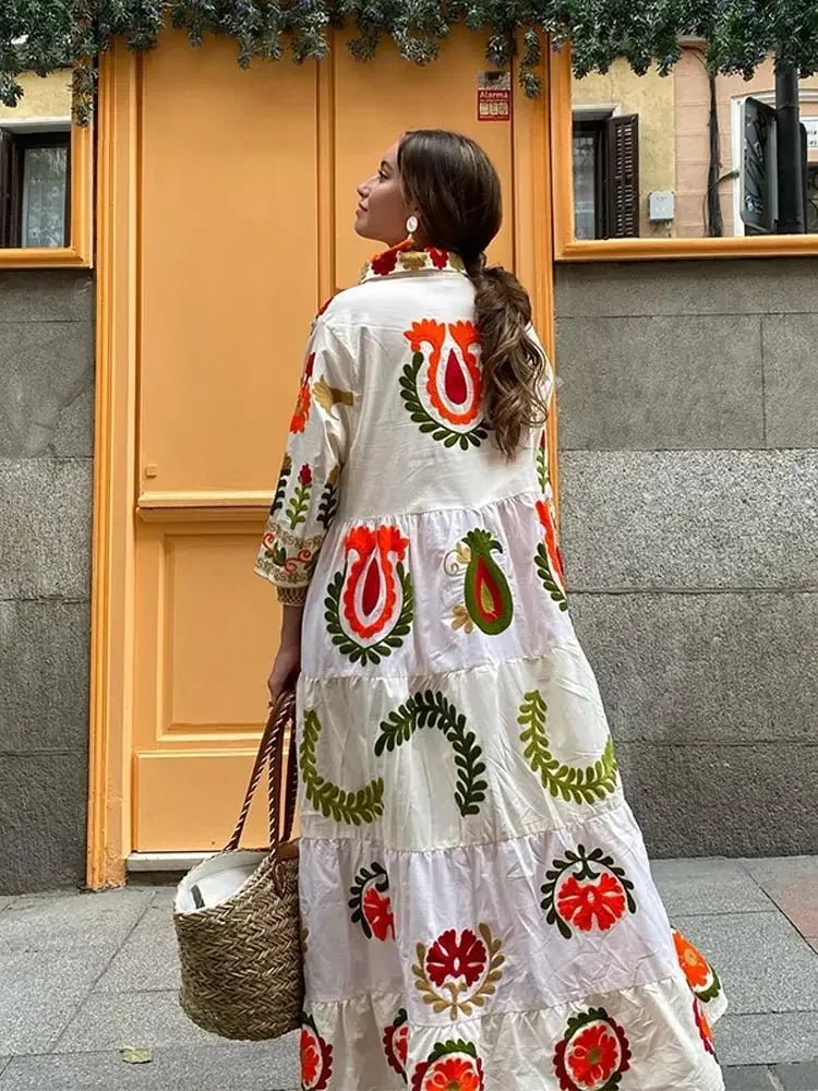Image of Women's Floral Tiered Maxi Dress
