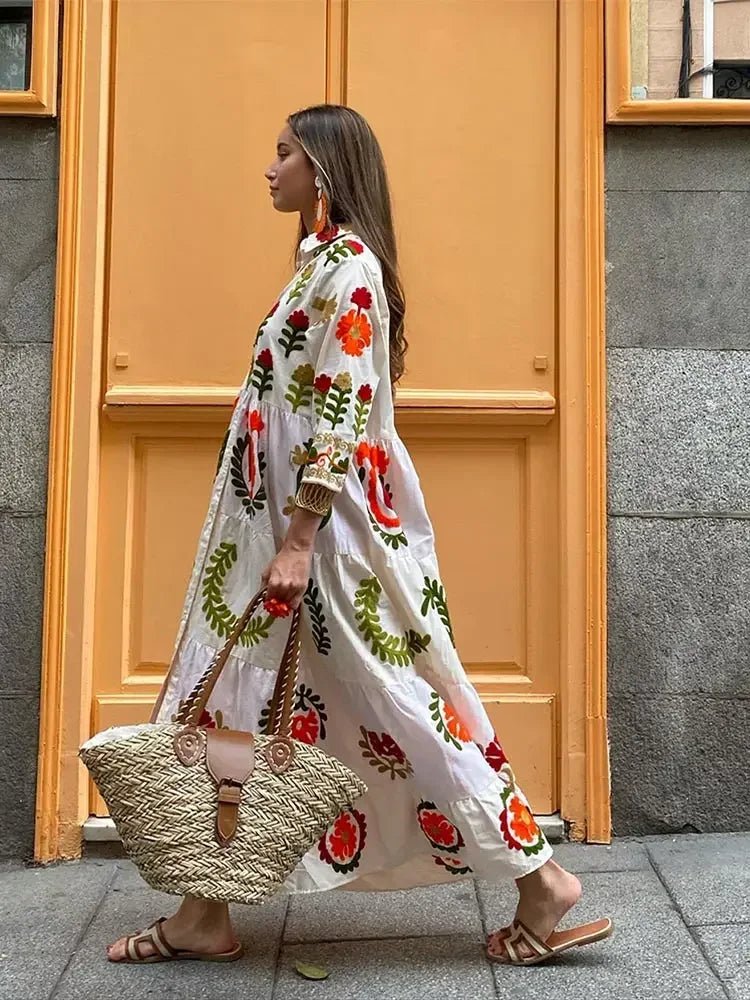 Image of Women's Floral Tiered Maxi Dress