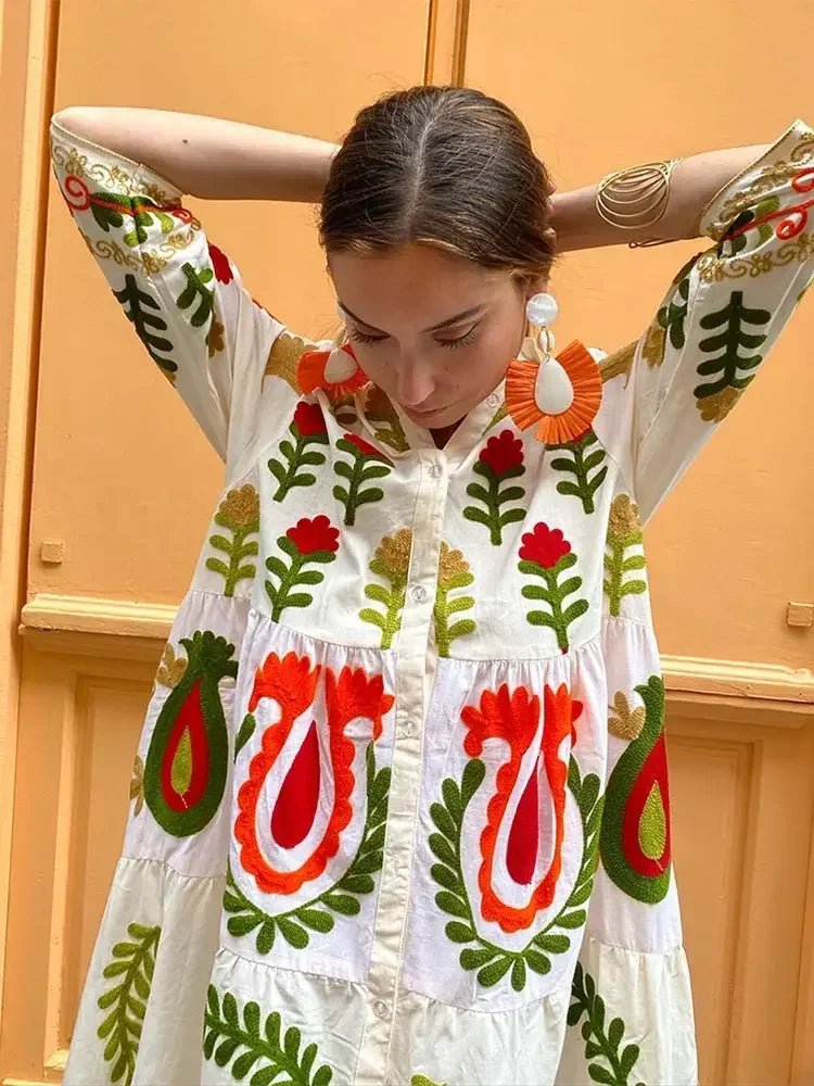 Image of Women's Floral Tiered Maxi Dress