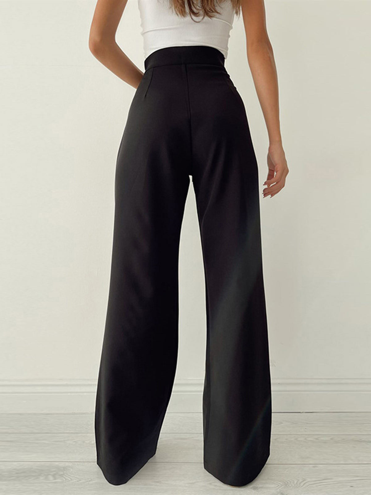 Image of Women's High-Waisted Wide Leg Pants