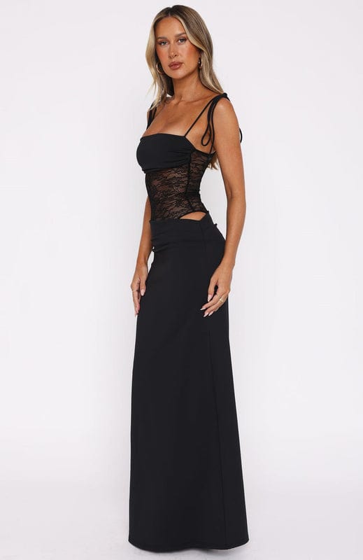 Image of Women's Lace Bodycon Maxi Dress