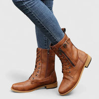 Women's Lace-Up Combat Boots