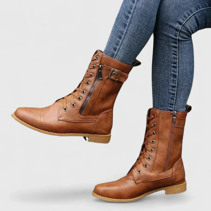 Image of Women's Lace-Up Combat Boots