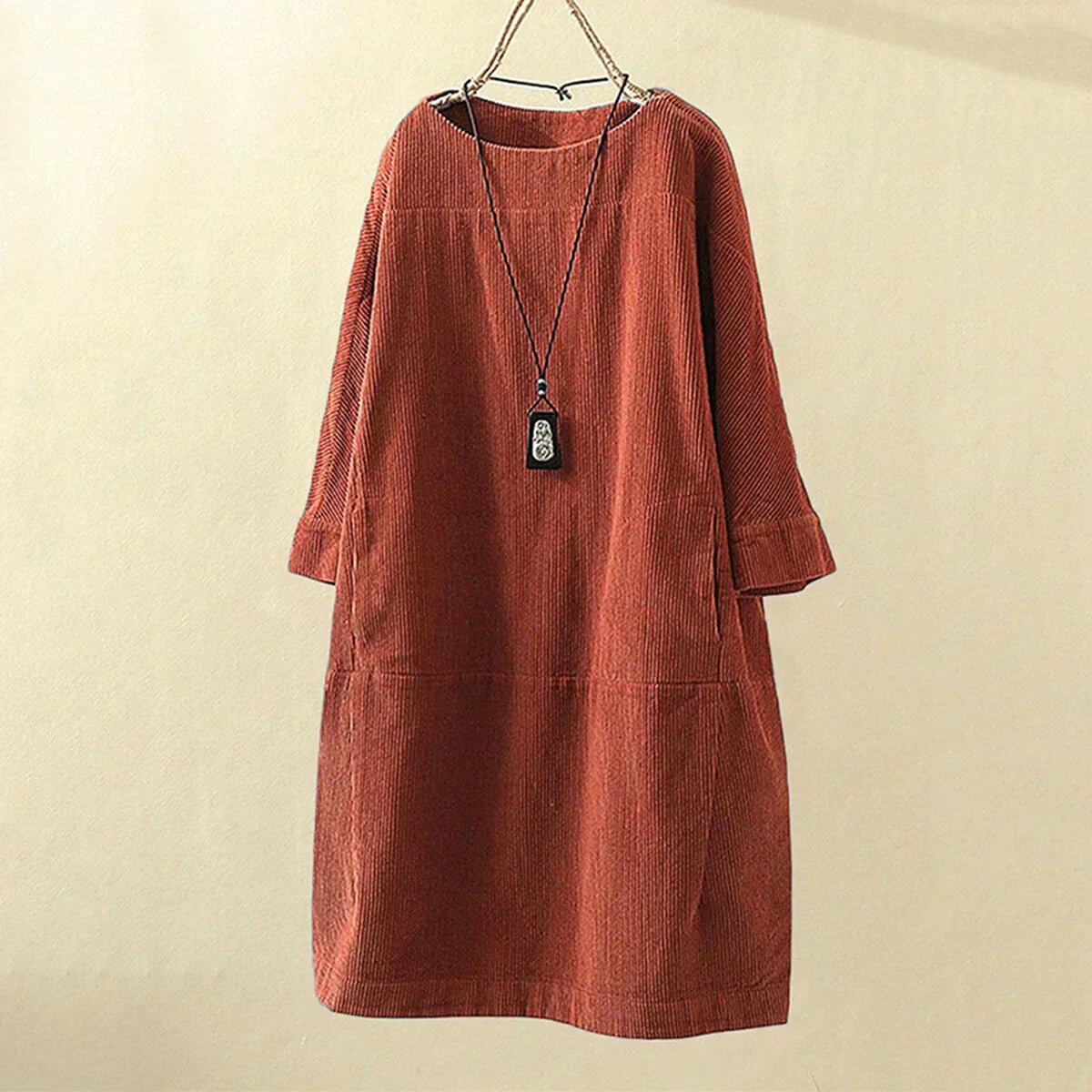 Image of Women's Long Sleeve Midi Dress