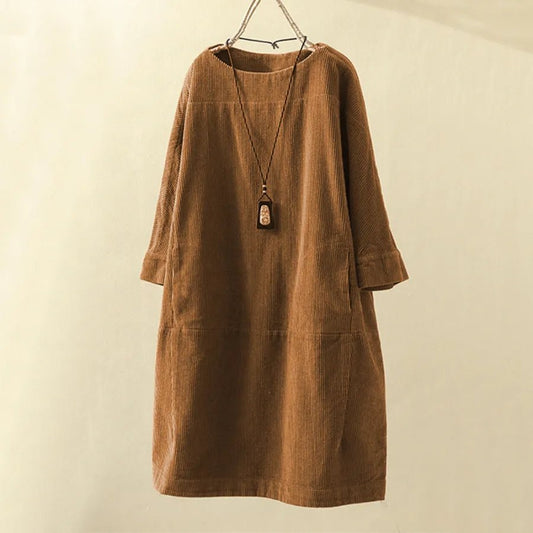 Image of Women's Long Sleeve Midi Dress