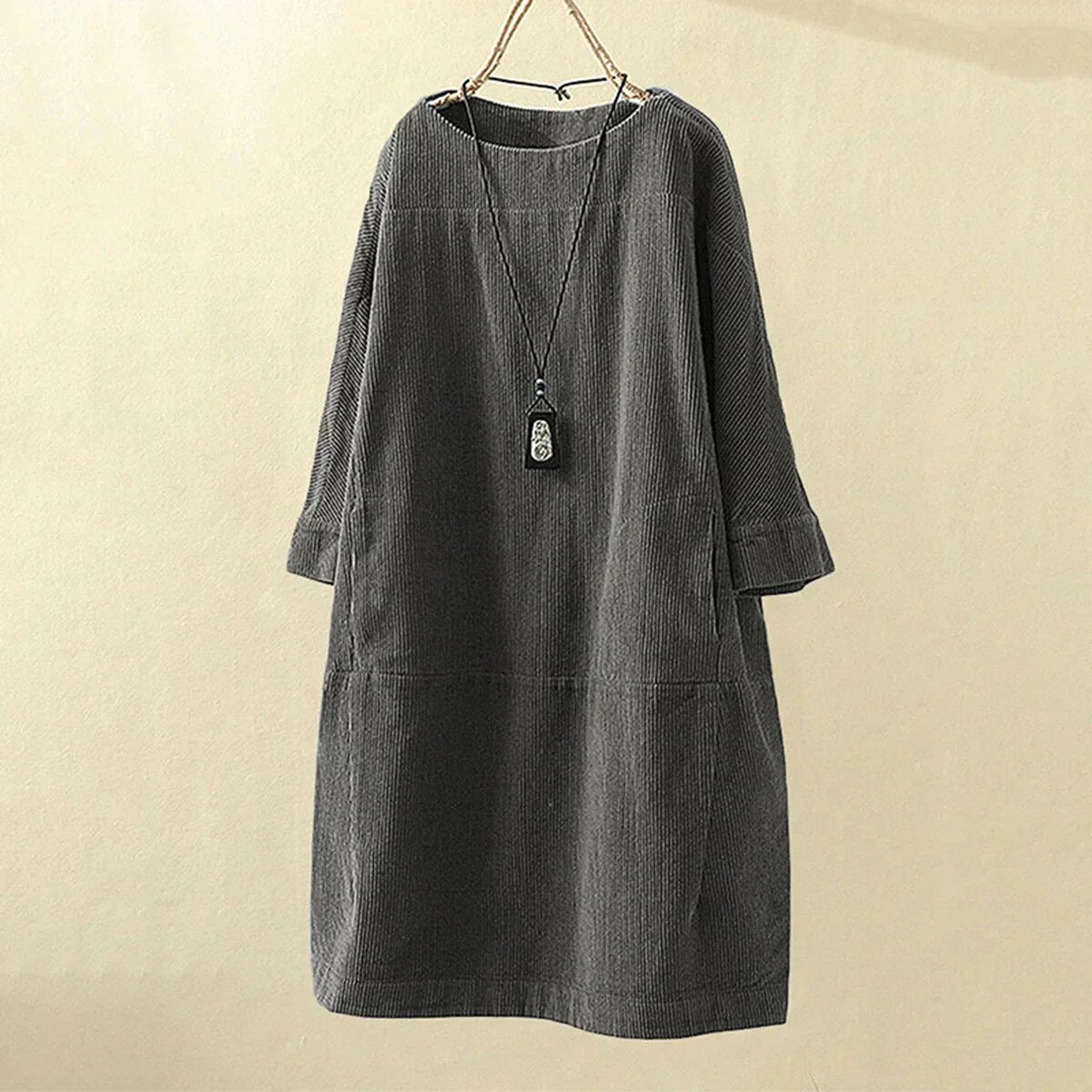 Image of Women's Long Sleeve Midi Dress