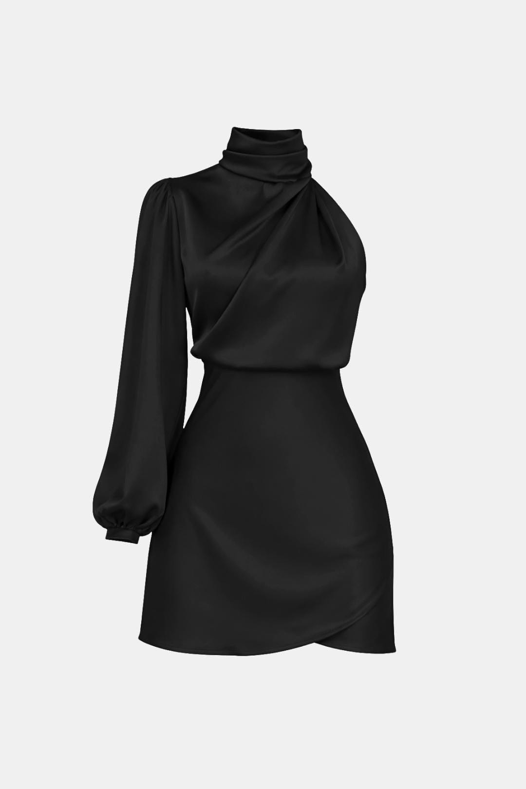 Image of Women's One Shoulder Cocktail Mini Dress