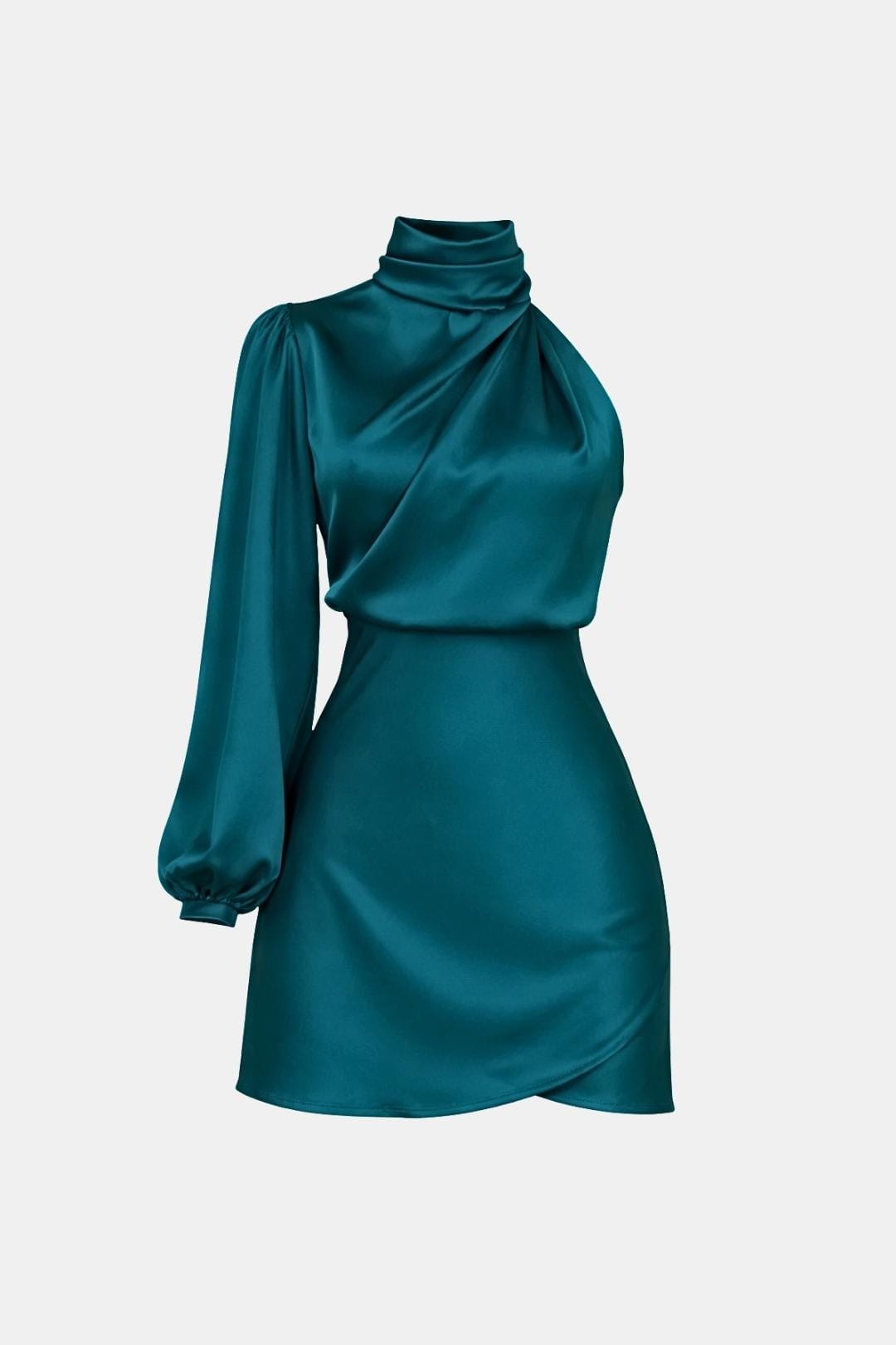 Image of Women's One Shoulder Cocktail Mini Dress