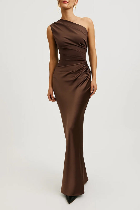 Image of Women's One Shoulder Maxi Dress